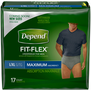 Depend Underwear For Men - L/XL, 15 ct