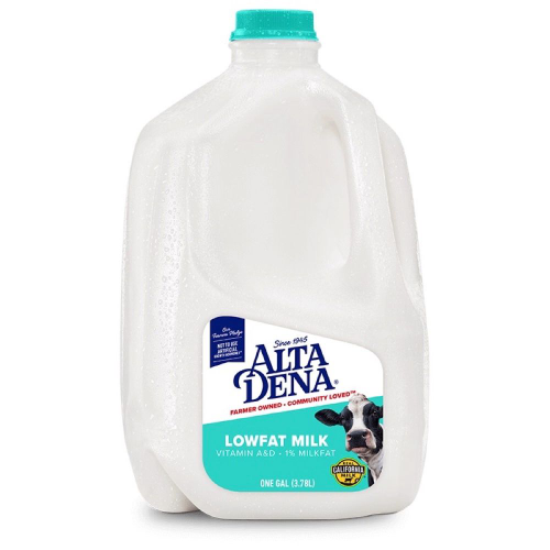 1% Lowfat Milk Plastic Half Gallon - Alta Dena® Dairy